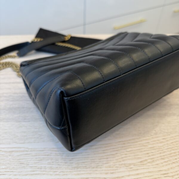 Saint Laurent (YSL) Loulou Small In Quilted Leather Black and Gold Hardware