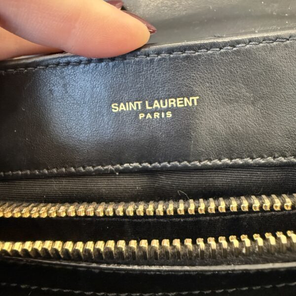 Saint Laurent (YSL) Loulou Small In Quilted Leather Black and Gold Hardware