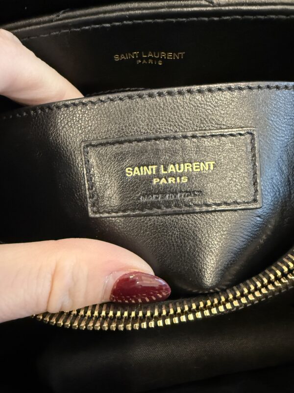 Saint Laurent (YSL) Loulou Small In Quilted Leather Black and Gold Hardware