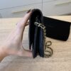 Chanel Caviar Quilted Wallet on Chain WOC Black Gold Hardware