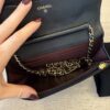 Chanel Caviar Quilted Wallet on Chain WOC Black Gold Hardware