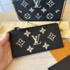 Louis Vuitton Empreinte Monogram Giant Felicie Pochette Black Beige