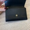 Louis Vuitton Taurillon Embellished Capucines Compact Wallet Black