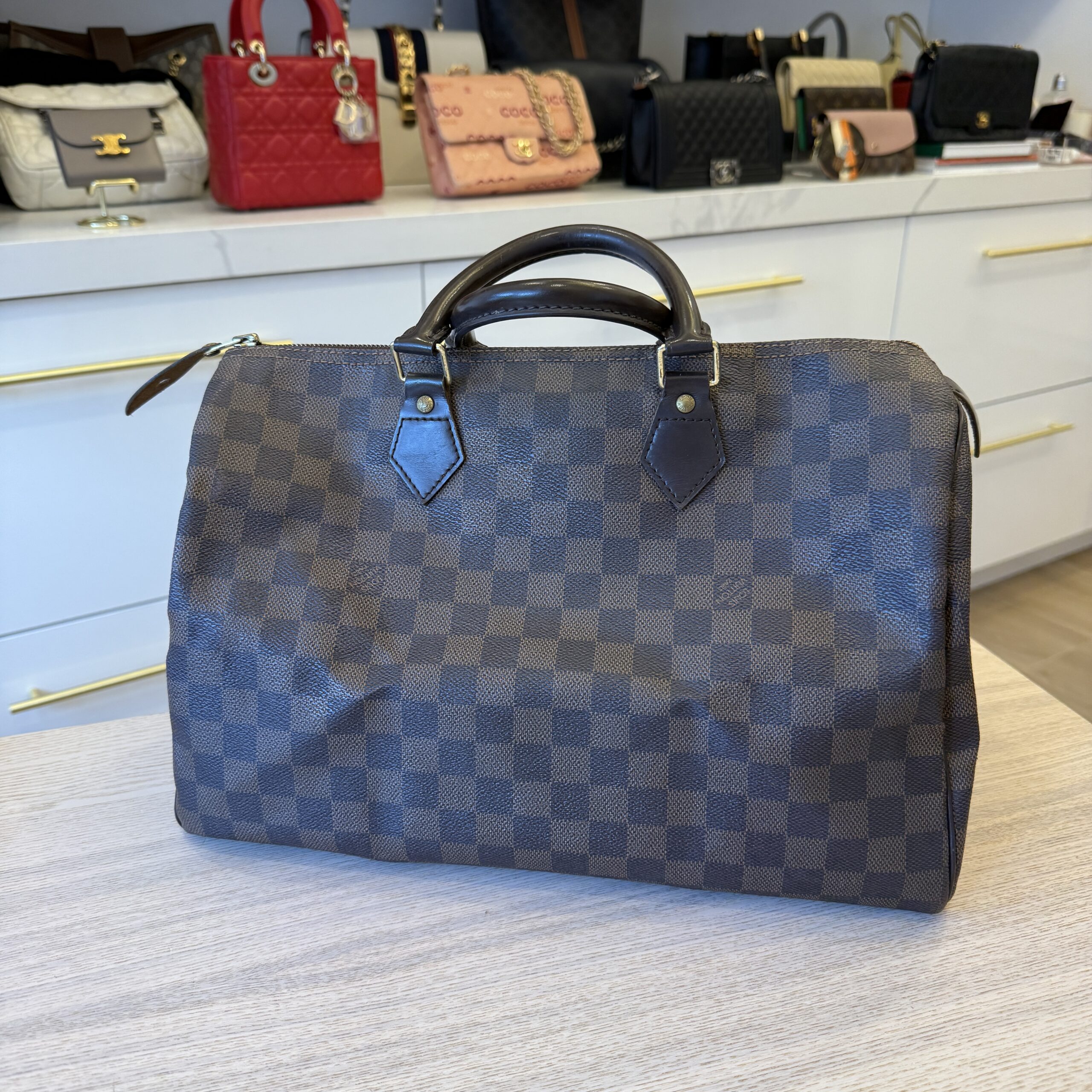 Louis Vuitton Damier Ebene Speedy 35