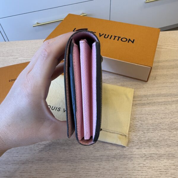 Louis Vuitton Monogram 2016 Christmas Animation Sarah Wallet Rose Ballerine