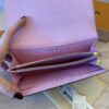 Louis Vuitton Monogram 2016 Christmas Animation Sarah Wallet Rose Ballerine