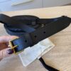Gucci Calfskin Matelasse GG Marmont Belt Bag 95 38 Black