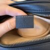 Gucci Calfskin Matelasse GG Marmont Belt Bag 95 38 Black
