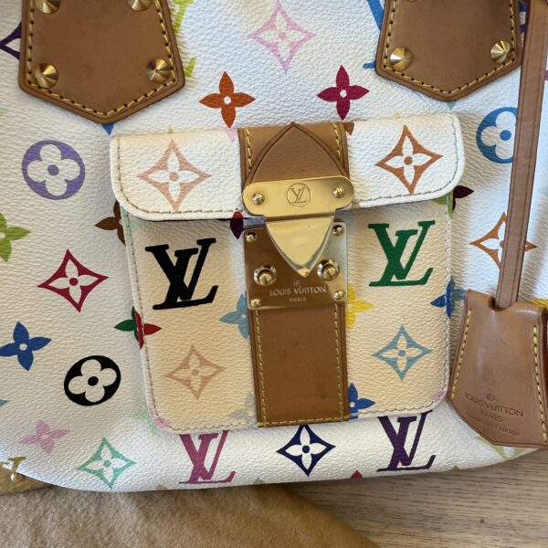 Louis Vuitton Monogram Multicolor Speedy 30 White