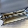 Gucci Pebbled Calfskin Small Dionysus Shoulder Bag Dusty Grey