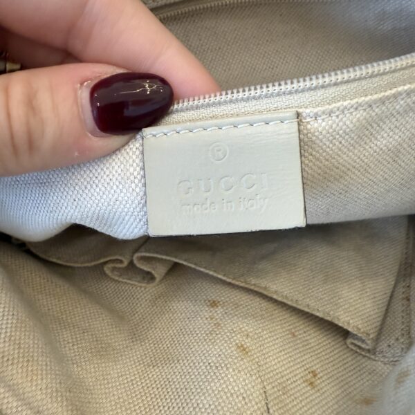 Gucci Sukey Top Handle Satchel GG Canvas with Leather Large