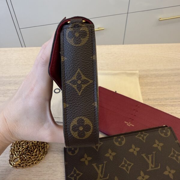 Louis Vuitton Monogram Pochette Felicie Chain Wallet