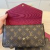 Louis Vuitton Monogram Pochette Felicie Chain Wallet