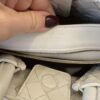 Bottega Veneta Nappa Intrecciato Small Andiamo Shoulder Bag White