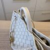 Bottega Veneta Nappa Intrecciato Small Andiamo Shoulder Bag White