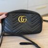 Gucci Matelasse Small GG Marmont Black