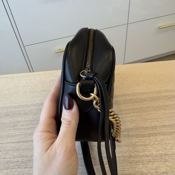 Gucci Matelasse Small GG Marmont Black