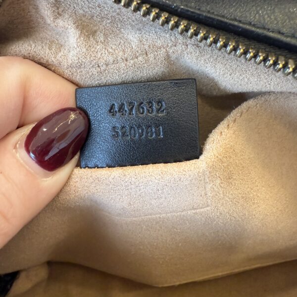 Gucci Matelasse Small GG Marmont Black