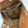 Burberry Canvas Mega Check Medium Ashby Hobo Saddle Brown