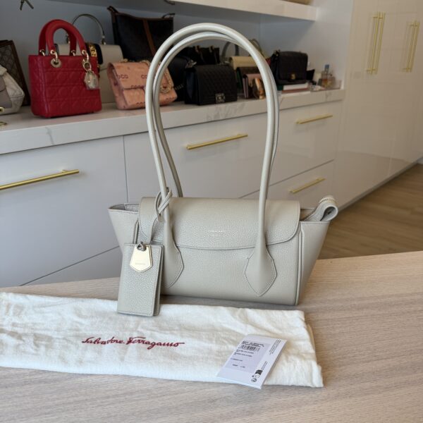 Salvatore Ferragamo East-West Tote Bag (S)