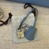 Hermes Kelly Handbag Bleu Lin Togo with Pallladium Hardware 28