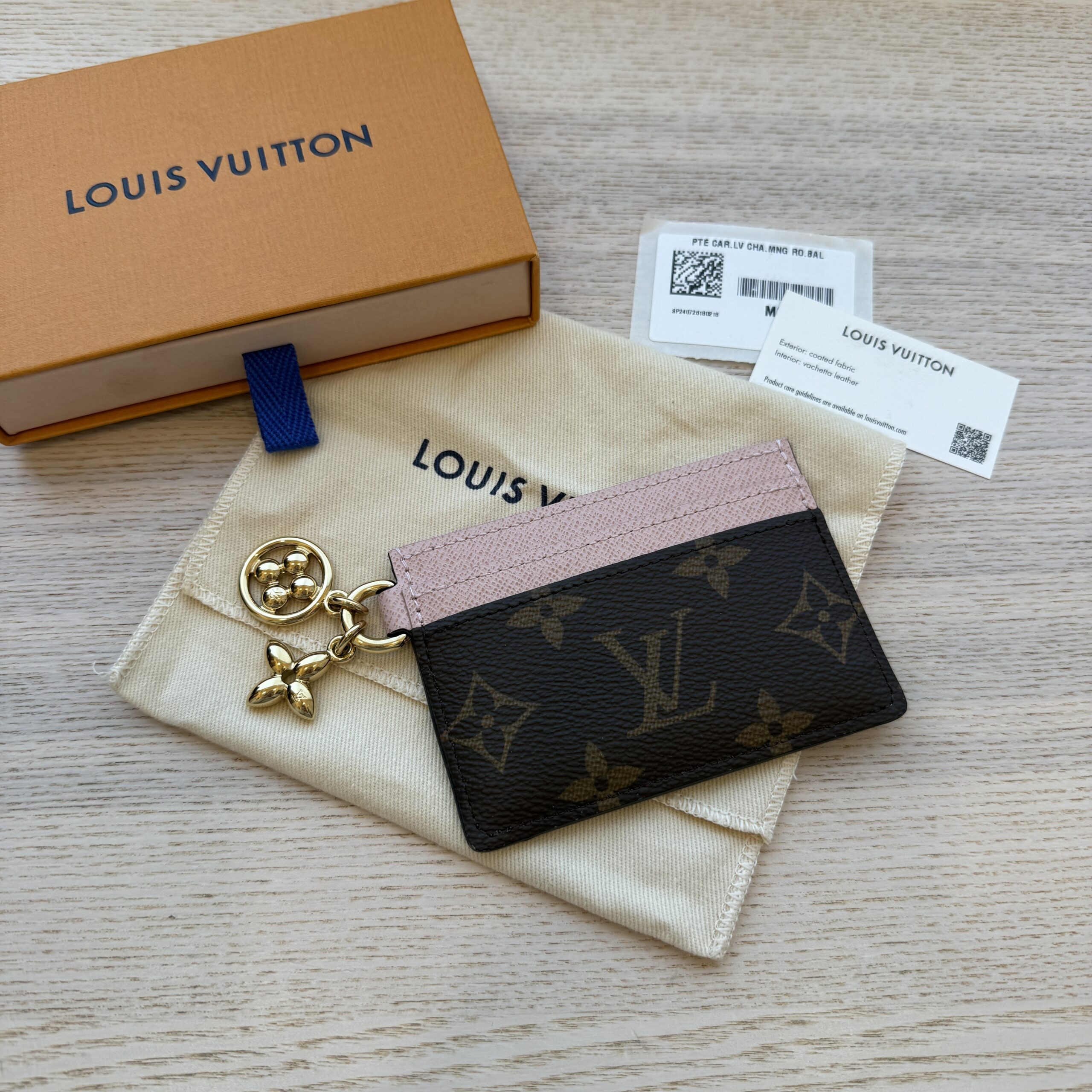 Louis Vuitton Monogram Charms Card Holder