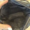 Saint Laurent (YSL) Patent Calfskin Matelasse Monogram Lou Camera Bag Black