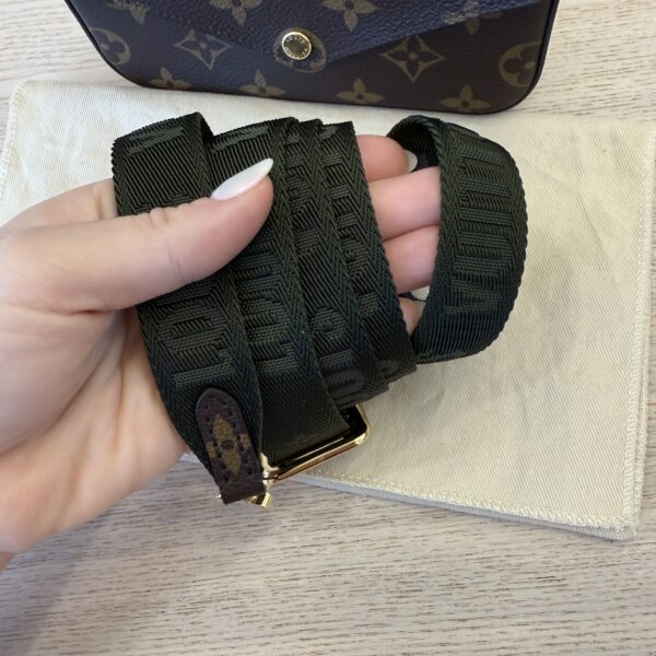 Louis Vuitton Monogram Felicie Strap & Go Kaki