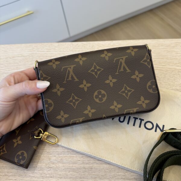 Louis Vuitton Monogram Felicie Strap & Go Kaki