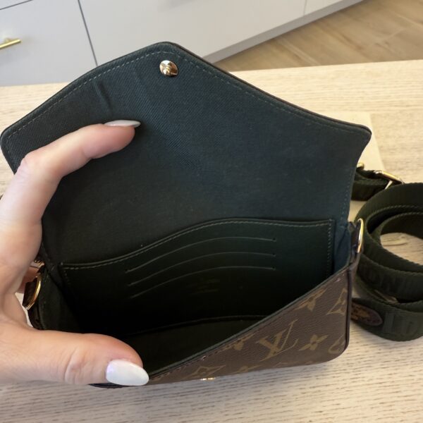 Louis Vuitton Monogram Felicie Strap & Go Kaki