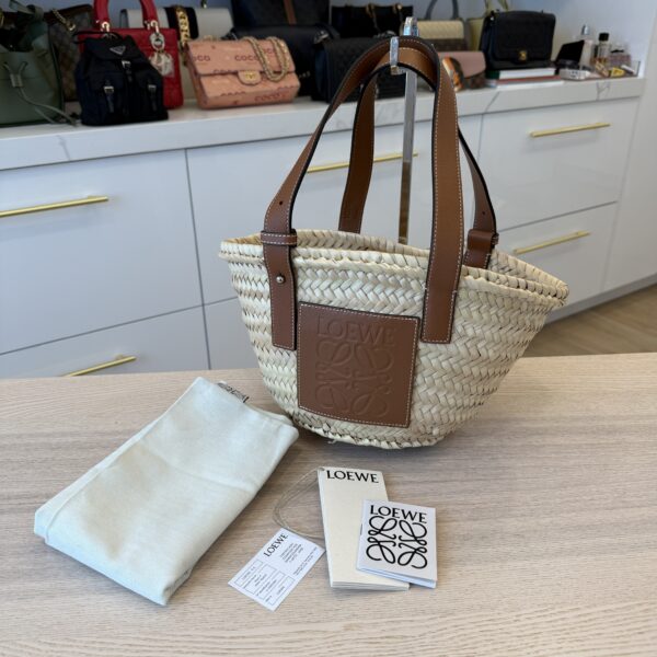 Loewe Basket Small Straw Tote Bag