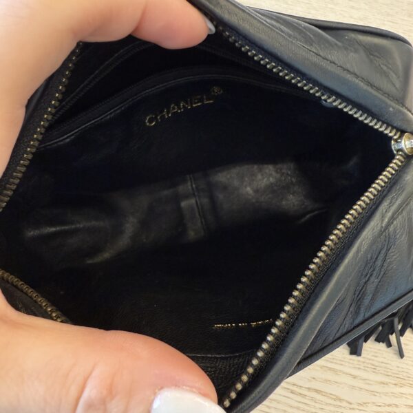 Chanel Vintage Front Pocket Camera Bag Quilted Lambskin Small