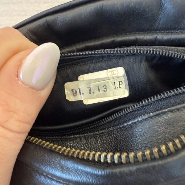 Chanel Vintage Front Pocket Camera Bag Quilted Lambskin Small