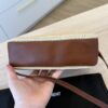 Saint Laurent (YSL) Lou Camera Bag Woven Raffia Small