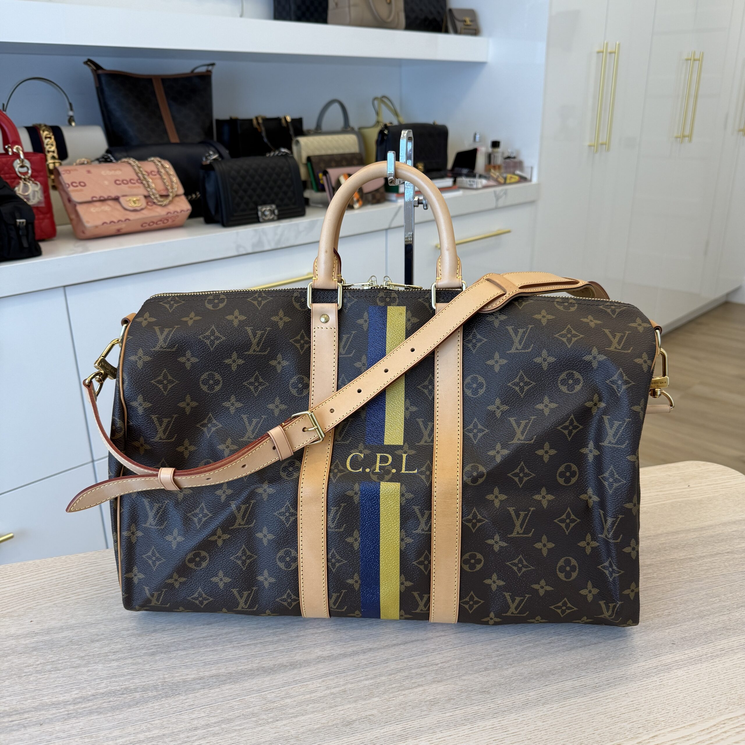 Louis Vuitton Mon Monogram Keepall Bandouliere 45 "CPL"