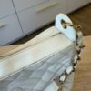 Chanel Vintage Timeless Caviar Shoulder Bag White GHW