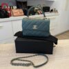 Chanel Lambskin Quilted Small Trendy CC Dual Handle Flap Bag Gold Hardware