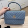 Chanel Lambskin Quilted Small Trendy CC Dual Handle Flap Bag Gold Hardware