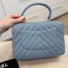 Chanel Lambskin Quilted Small Trendy CC Dual Handle Flap Bag Gold Hardware