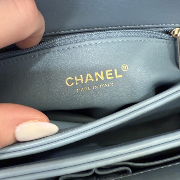Chanel Lambskin Quilted Small Trendy CC Dual Handle Flap Bag Gold Hardware