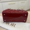 Christian Dior Patent Cannage Medium Lady Dior Silver Hardware