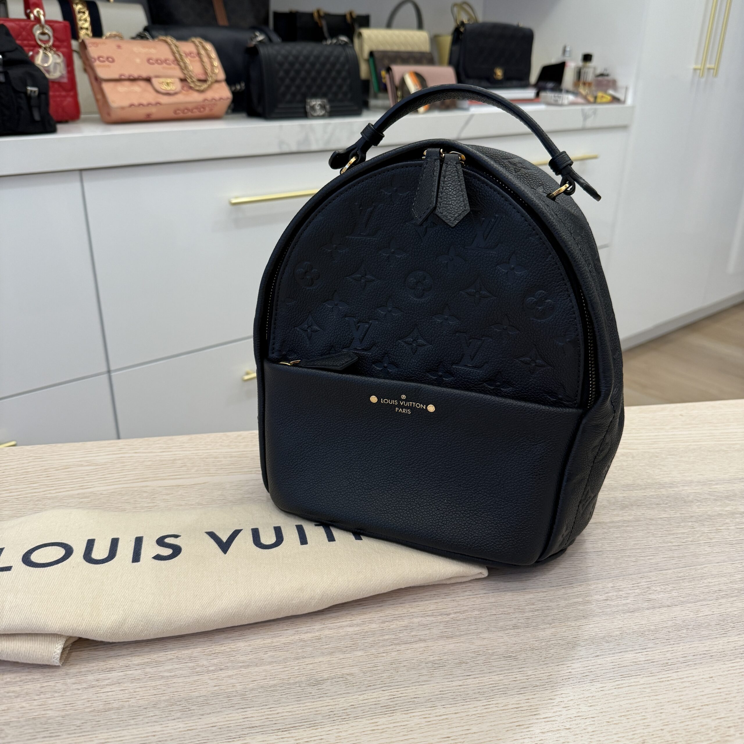 Louis Vuitton Sorbonne Backpack Monogram Empreinte Leather