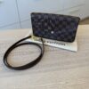 Louis Vuitton Damier Ebene Pochette Felicie Chain Wallet
