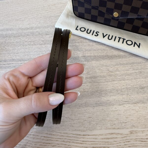 Louis Vuitton Damier Ebene Pochette Felicie Chain Wallet