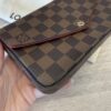 Louis Vuitton Damier Ebene Pochette Felicie Chain Wallet