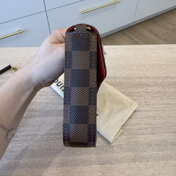 Louis Vuitton Damier Ebene Pochette Felicie Chain Wallet