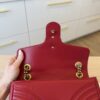 Gucci Matelasse Small GG Marmont Shoulder Bag Red