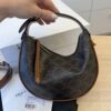 Celine Teen Luli in Triomphe Canvas and Calfskin
