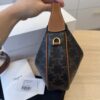 Celine Teen Luli in Triomphe Canvas and Calfskin