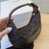 Celine Teen Luli in Triomphe Canvas and Calfskin